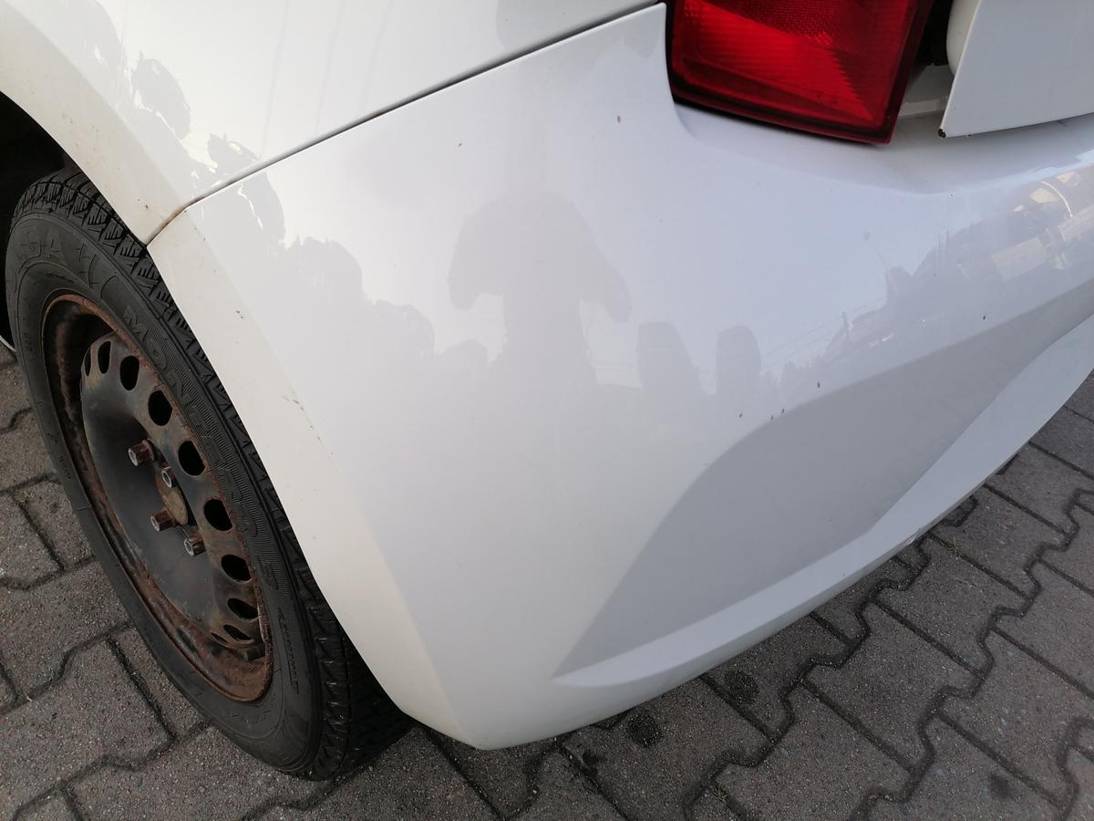 Seat Mii original Sto&szlig;stange Stossf&auml;nger hinten LB9A Candyweiss Bj.2012